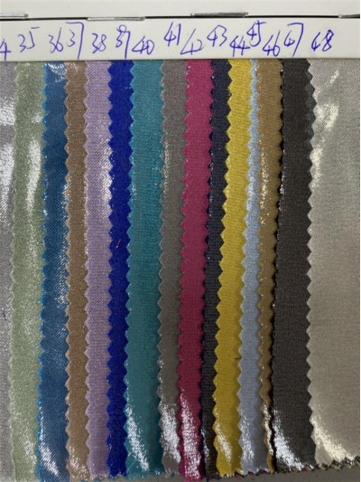 GZ-JP 亮面細閃色丁閃光布   幅寬：148CM  克重：95g  成分：滌100% 細節-10